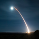 An unarmed Minuteman III ICBM launches during a developmental test from Vandenberg Air Base in California on Wednesday, February 5, 2020